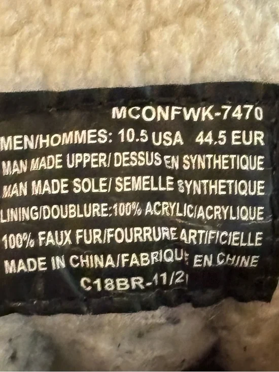 Lugz Wheat Tan Hiking Work Boots Lace Up MCONFWK-7470 Sz 10.5 EXCELLENT - Picture 4 of 7